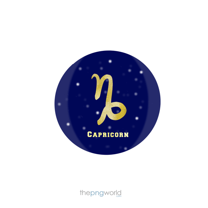 Capricorn Sign Circle Zodiac sign,symbols,Capricorn,icon,tattoo,image,astronomy,astrology,artistic,texture,gold,black,abstract,horoscope,freehand,minimalist,mythology,shape,zodiacal,galaxy,calendar